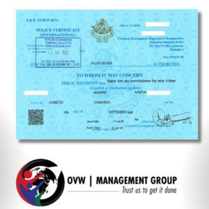 Zimbabwean Police Clearance Certificate Assistance