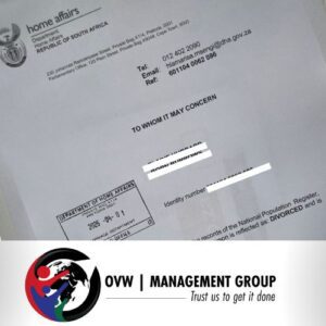 Letter of No Impediment Assistance