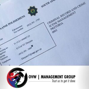Criminal Record Expungement Assistance (South Africa)