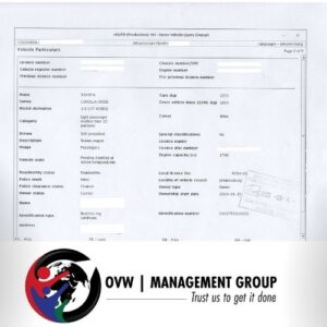 Local Vehicle Clearance (South Africa)