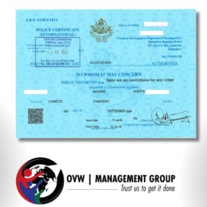 Zimbabwean Police Clearance Certificate Assistance